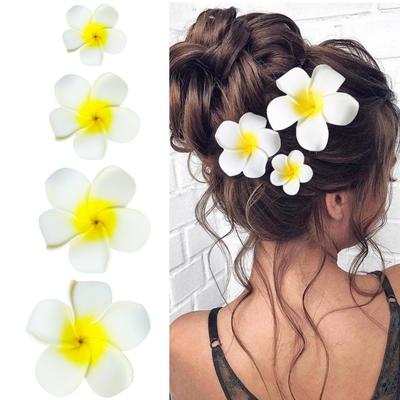 4PCS Egg Flower Acrylic Hairclips Women Girls Sweet Side Bangs Clip Hair Clips Barrettes Hairpins Ponytail Hair Accessories