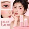 Vitality, matte, natural color rendering, vitality, enhance complexion, not easy to fly pink blush