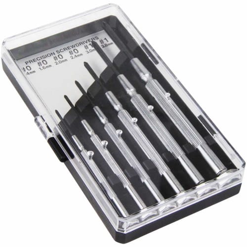 SK11 Precision screwdriver set 6 pieces +No.0(1.41.62.02.4)No.1(3.03.8) No.1400N