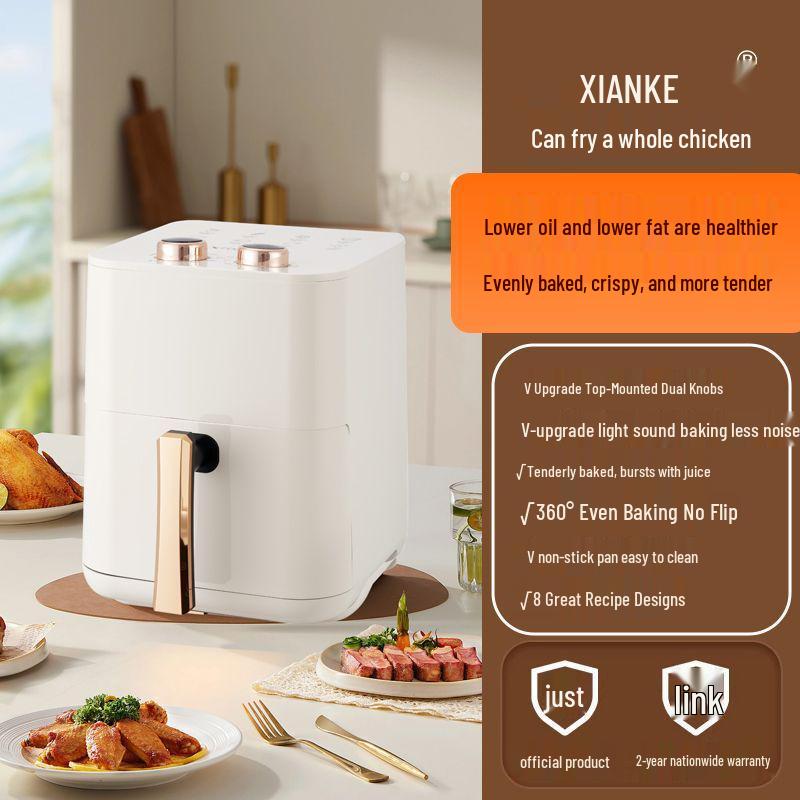 Smart Electric Oil-Free Air Fryer Oven: Large Capacity, Multi-Functional, Fully Automatic, Free Shipping
