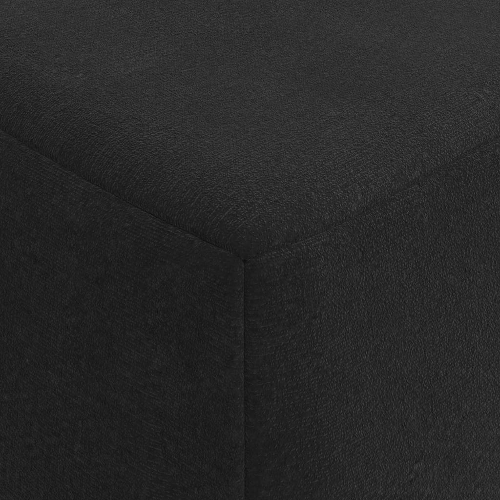 Folding Sofa Bed Black 60 X 70 X 41 Cm Fabric