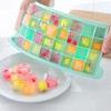 Food Grade Silicone Ice Cube Tray With Lid 24 Compartments Multi Purpose For  Cocktails And Baby Food