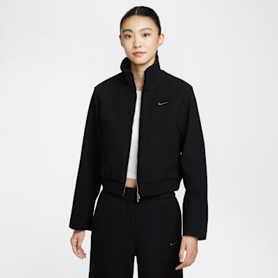 Nike Sportswear Jackets Women s Black/Coal Black Turtleneck Moderate O S