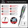 2-In-1 2Pc Screwdriver Electricity Detector High Torque Strong Magnetic Voltage Test Pen Screwdriver For Electricity Detection