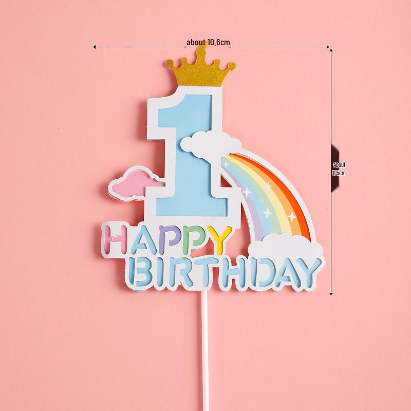 Pink Themed Cake Decor: Heart & Cloud Balloons with Insert Cards for Birthday Parties