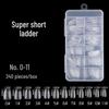 Ultra-Short Trapezoid Almond Nail Tips - Dual-Use, Full & Half Cover, Ultra-Thin, Seamless Design