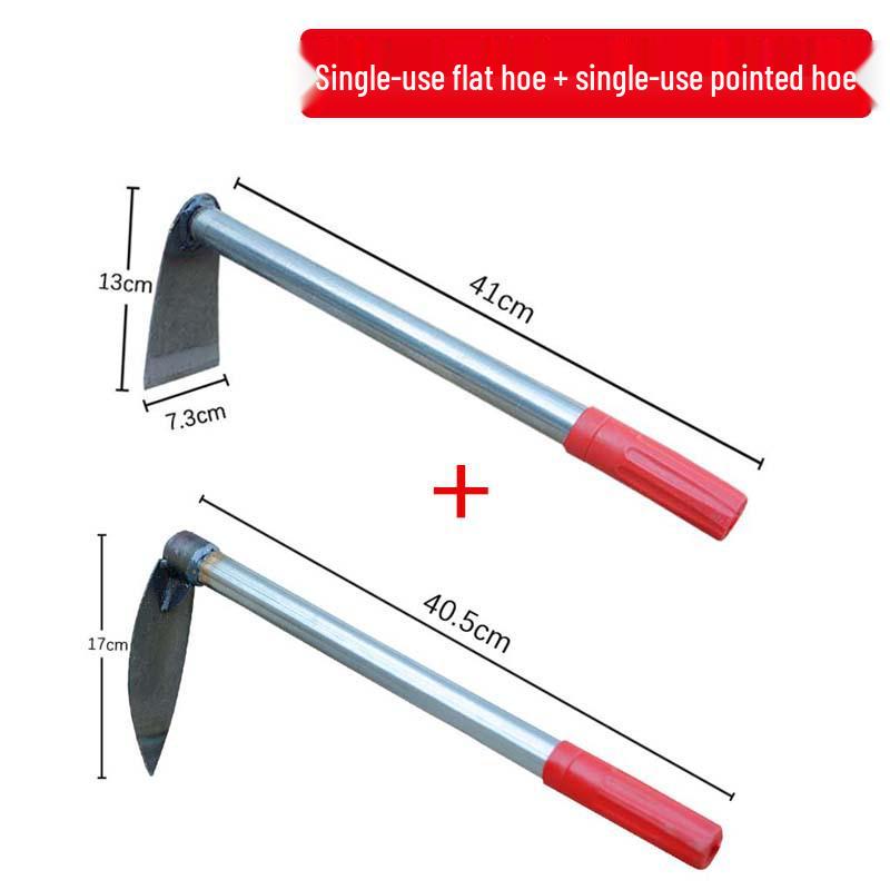 Multifunctional Stainless Steel Gardening Hoe for Planting, Weeding, and Digging 