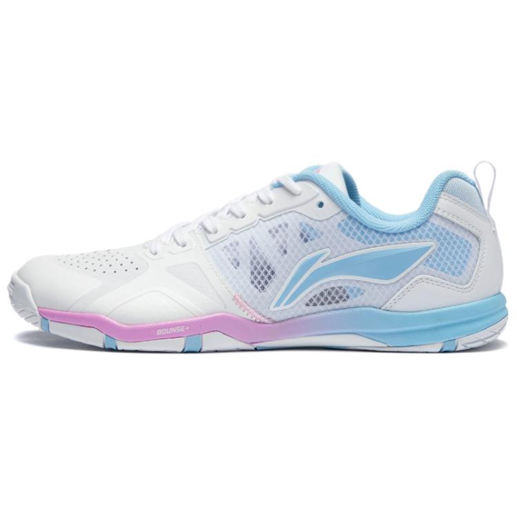 Li-Ning APPU023-7 Unisex Eagle Eye 2.0 PRO Table Tennis Shoes White/Pink/Navy 41