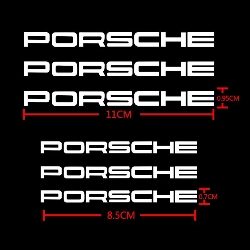 Nieuw Voor Porsche Cayenne Panamera Macan 911 Taycan Boxster Auto Accessoires Auto Remklauw Badge Sticker Embleem Stickers