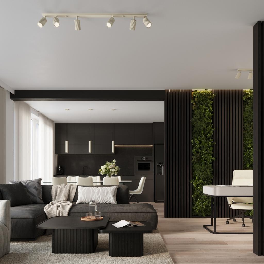 Carbon 1 beige pendant lamp