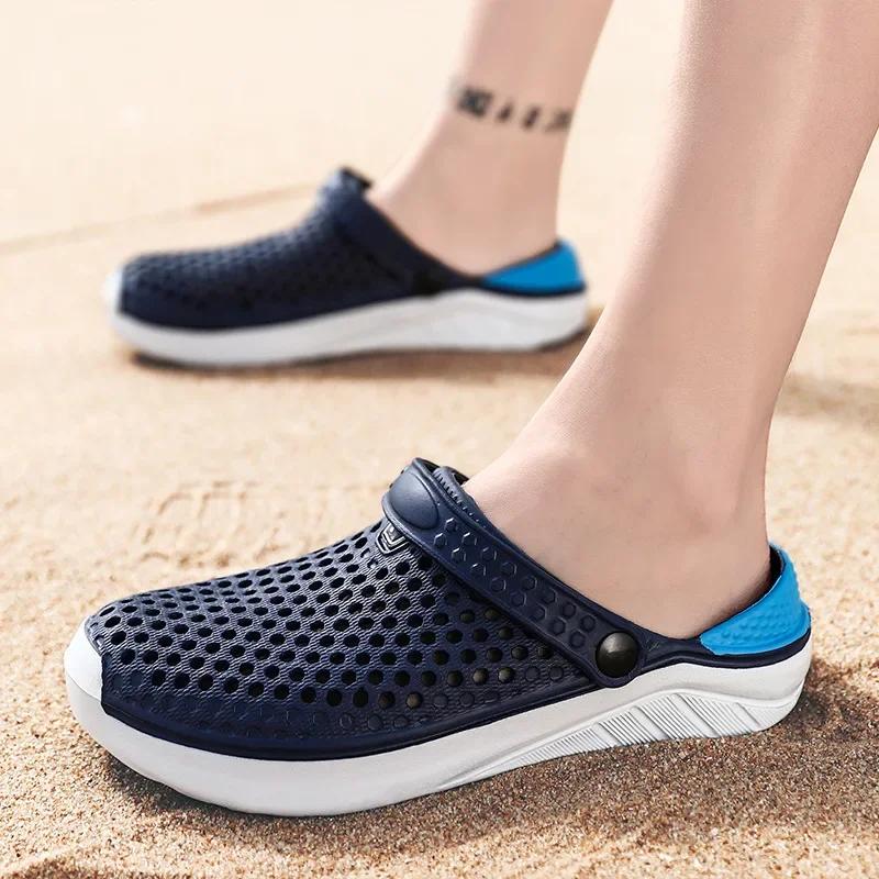 Men's slippers Comfortable Men's Sandal House Slippers Man Summer Shoes Sale Original Brands Shoes Genuine Mens Slipper Slides