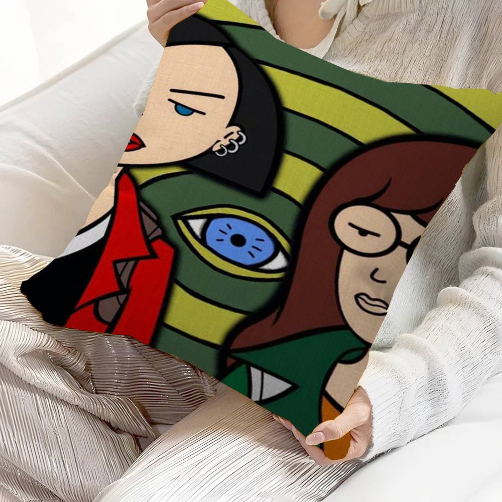 Anime D-Daria Pillow Cover Sofa Cushion Cover Home Room Decoration Children Gift