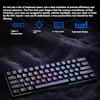 2025 New Mini 60% Gaming Keyboard, RGB Backlit 61 Key Ultra-Compact Keyboard,  Ergonomic Waterproof Mechanical Feeling Office