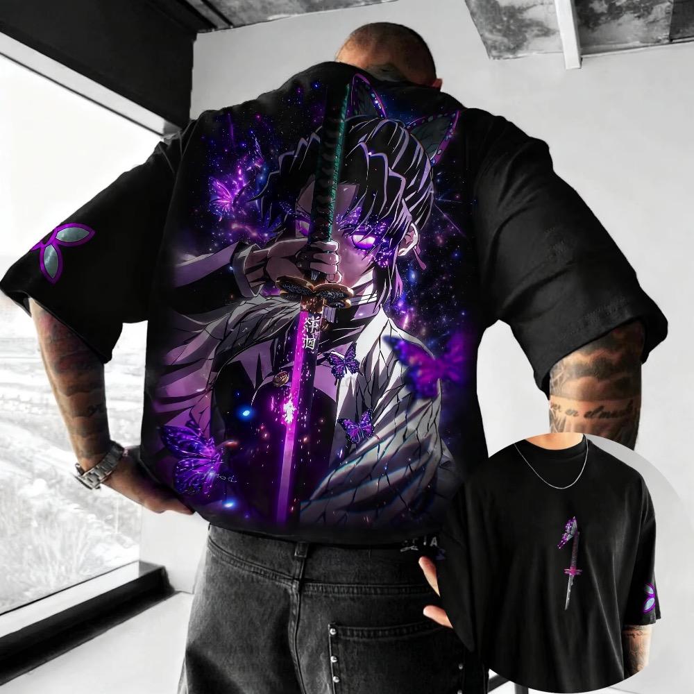 Printed men's and women's T-shirts, casual parent-child tops, fashionable summer streetwear