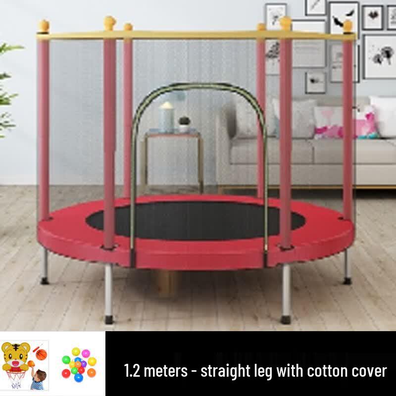 TLXT 40-inch Kids Indoor Trampoline with Safety Net