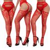 Women Sexy Fishnet Hollow Pantyhose Thigh High Socks Lingerie Floral Lace Stockings