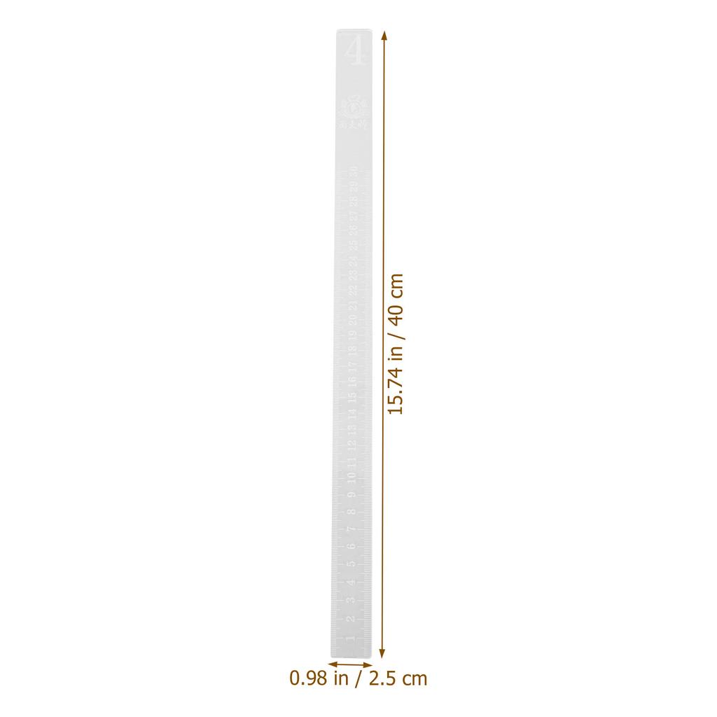 2Pcs Acrylic Baking Ruler Dough Thickness Guide Biscuit Leveling Tool Rolling Pin Companion for Consistent Pastry Crust