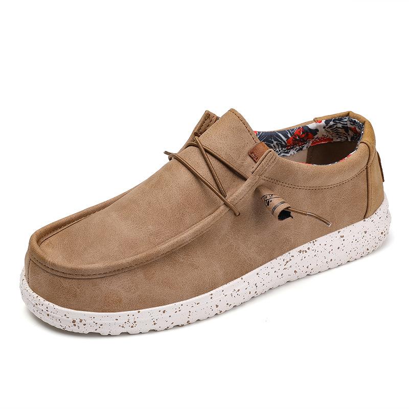 

2024 summer breathable outdoor low-top men s shoes sleeve casual lazy single shoes new large size shoes 48