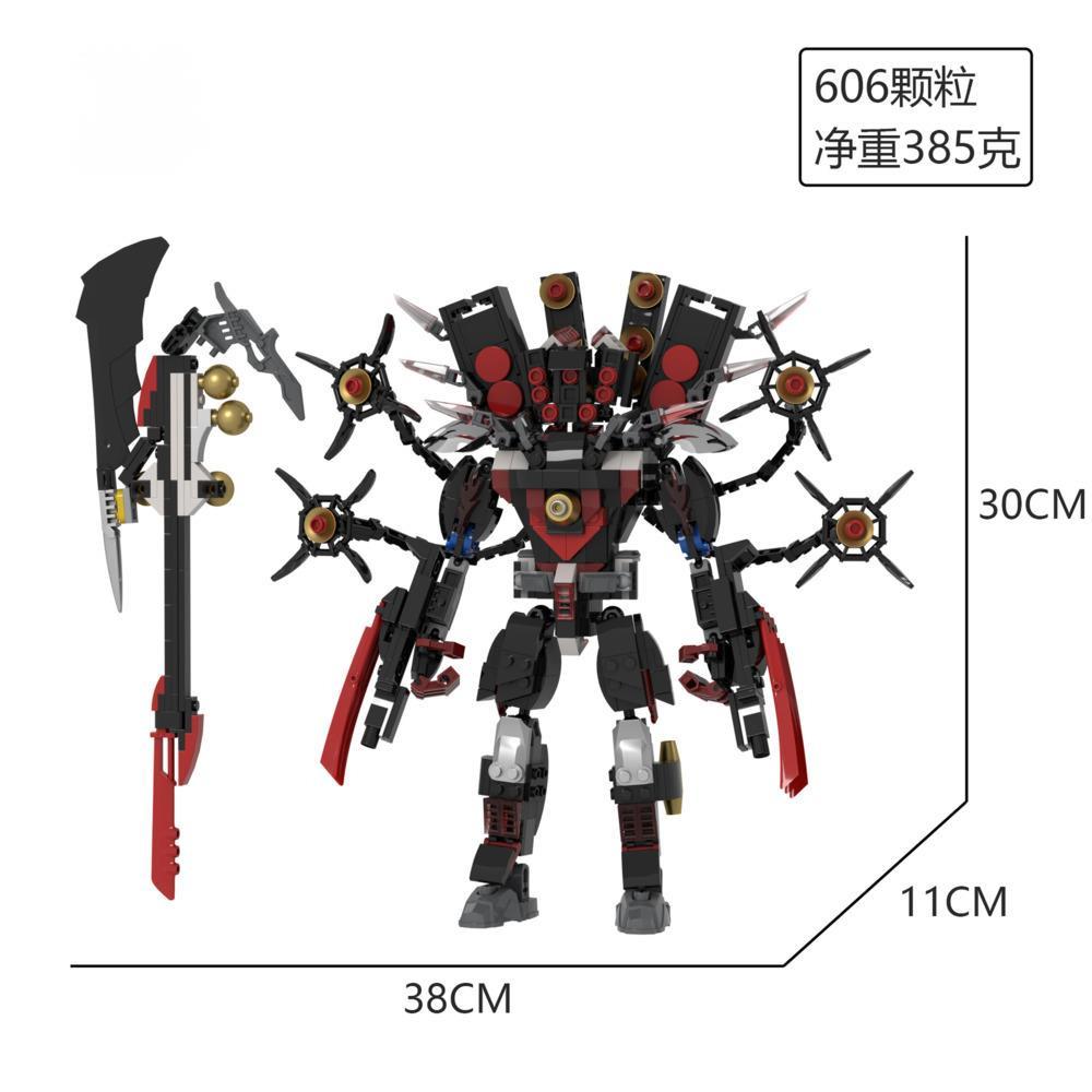 Скібіді Туалет Спікермен Людина-Дикторлник Кубики Титани ТВ Людина Годинниковий Чоловік Годинникоман G Людина Скібіді Будівельний Блок Камерамен Дрильмен
