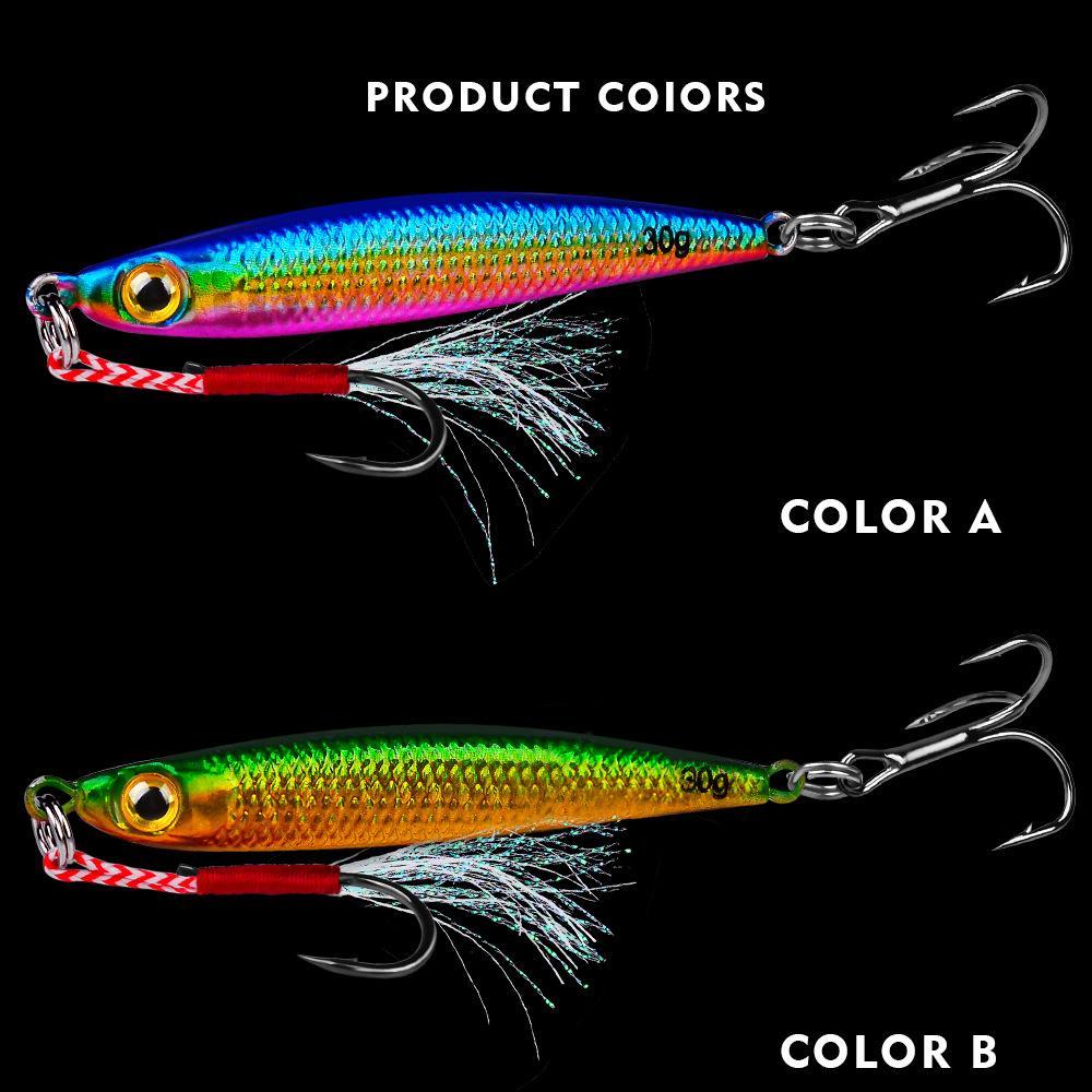 Talíř s návnadou Malá olovnatá ryba 7g 10g 15g 20g 30g Sladkovodní mořský rybolov Crossmouth Okoun Road Subsequin