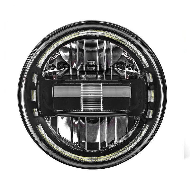 7  Wrangler JK LED King Kong Front Headlight for Jeep чёрный