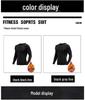 Men's Autumn/Winter Fleece-Lined Quick-Dry Long-Sleeve Running Shirt