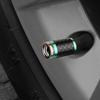 YGHCT1 4pcs Car Carbon Fiber Pattern Tire Valve Dust Cover For Citroen Berlingo C3 Aircross C4 C6 C5 Wheels Valve Caps Car Accessories