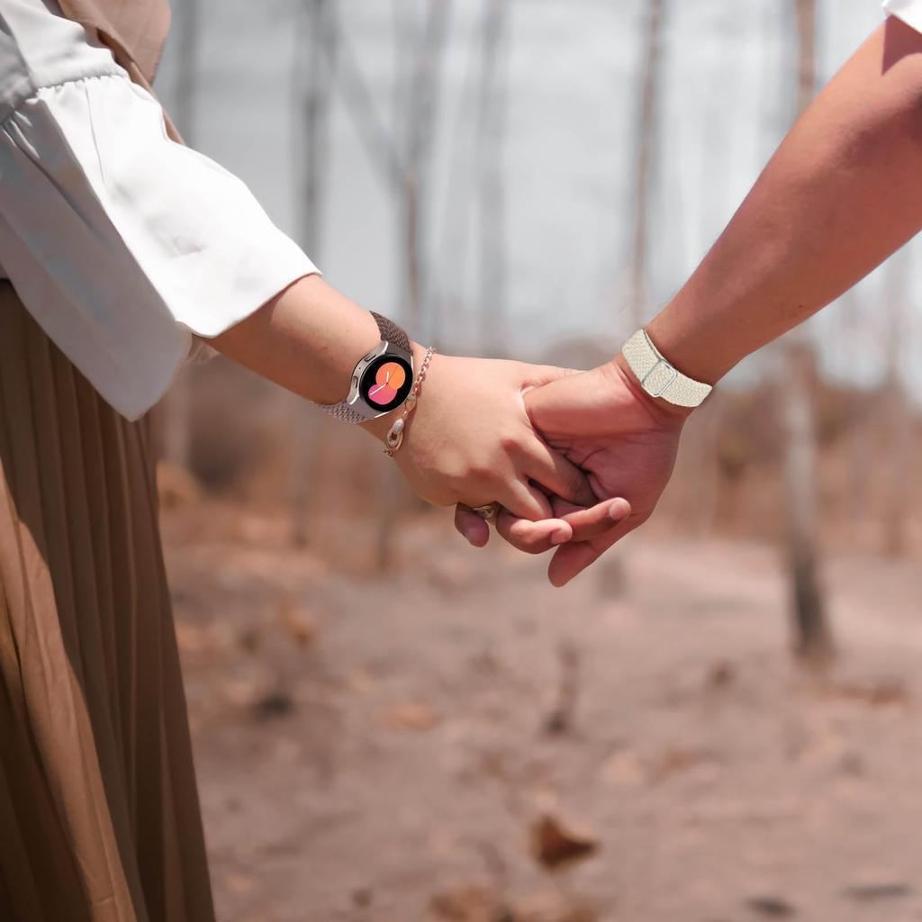 Braided solo loop Band For Samsung Galaxy Watch 6 4 Classic 5 pro 44mm 40mm 47mm 43mm 20mm No gaps bracelet Galaxy Watch 6 Strap