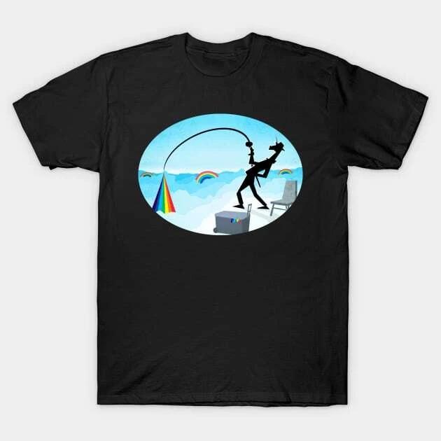 Fishing For Rainbows Made in Australia T-Shirt S