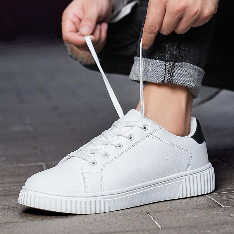 Autumn and winter large size 48 men and women with the same leather surface waterproof casual sports shoes youth casual board shoes cold sticky shoes