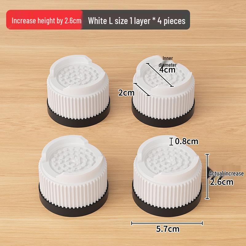 Non-Slip Furniture Heightening Pads for Table, Sofa, Coffee Table, TV Cabinet - Shockproof Leg Risers