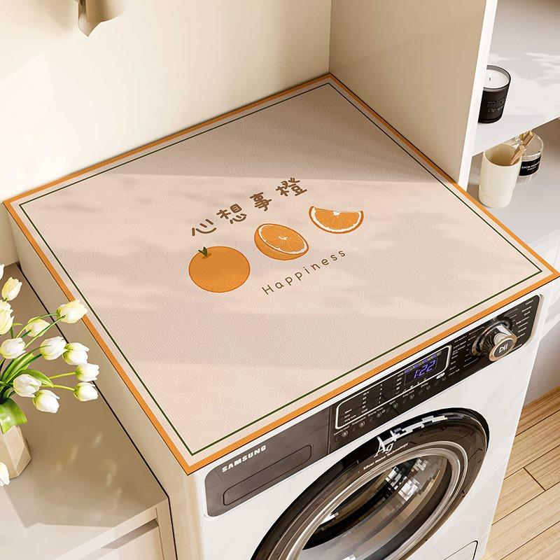 Small Fresh Washing Machine Dust Mat Placemats for Table Dish Drying Decor Table Kitchen Decoration Accessories
