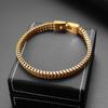 New Trendy Cuban Chain Bracelet for Men Hip-Hop Metal Bracelets Buckle Chains Bracelet Gifts Accessories Jewelry 2024 Jewelry
