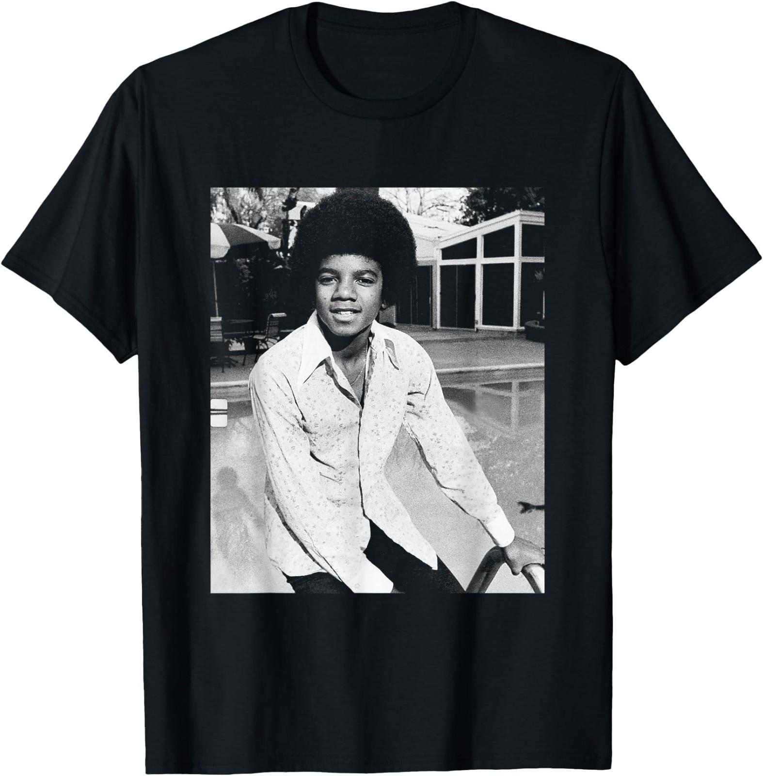 Майкл Джексон в доме в Лос-Анджелесе The Jackson 5 1975 Футболка XXXL