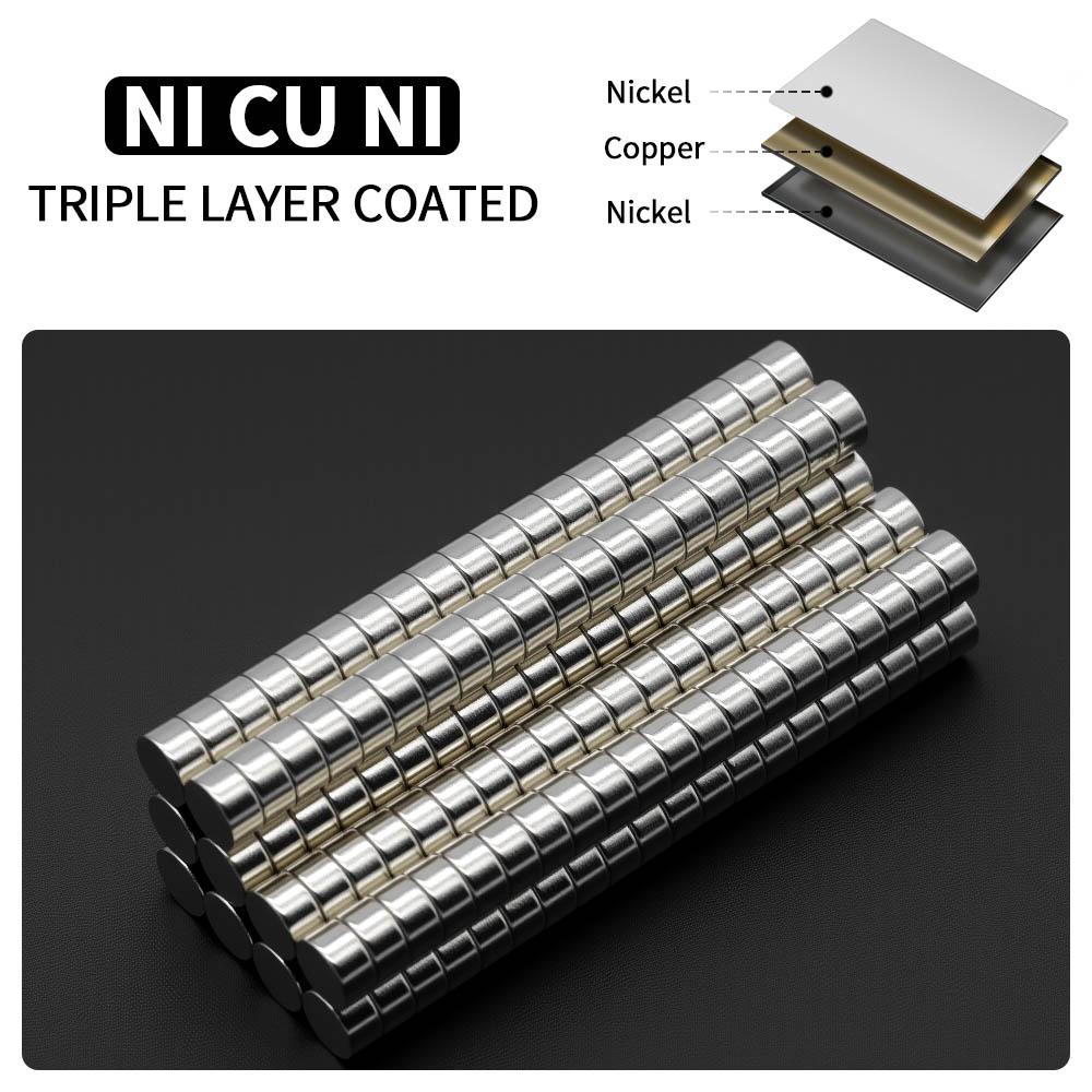 5x3mm Starker Neodym-Magnet N35 NdFeB Permanent-Magnet Rund Superstarke Kühlschrankmagnete DIY