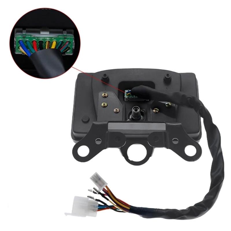 Motorcycle Digital Instrument Panel 12V Speed and Mileage Display Suitable for CG125, ITALIKA EX125 FORZA125 FT125 Bikes