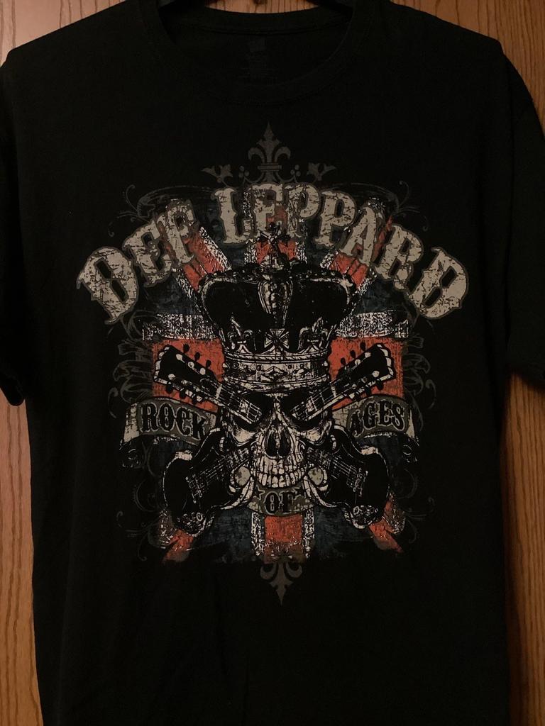 Def Leppard - “Rock Of Ages” Tour - 2012 Black Shirt - XL - Hanes