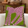 Polyester Retro 70s Animal Cushion Cover Natural Breathable Durable Printed Decor Pillow Case Sofa Bedroom Decor PillowCover