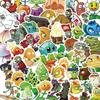 50Pcs Cartoon Cute Classic Game Plants Vs Zombies (PVZ) Water Bottle Storage Box Sticker Mobile Phone Case DIY Stickers