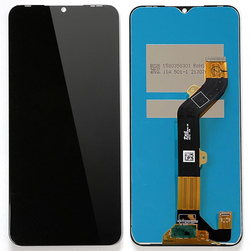 

Grade C Mobile Phone Parts LCD Display Touch Screen and Digitizer Assembly Accessories (Without Logo) for TECNO Spark 7T 4G A