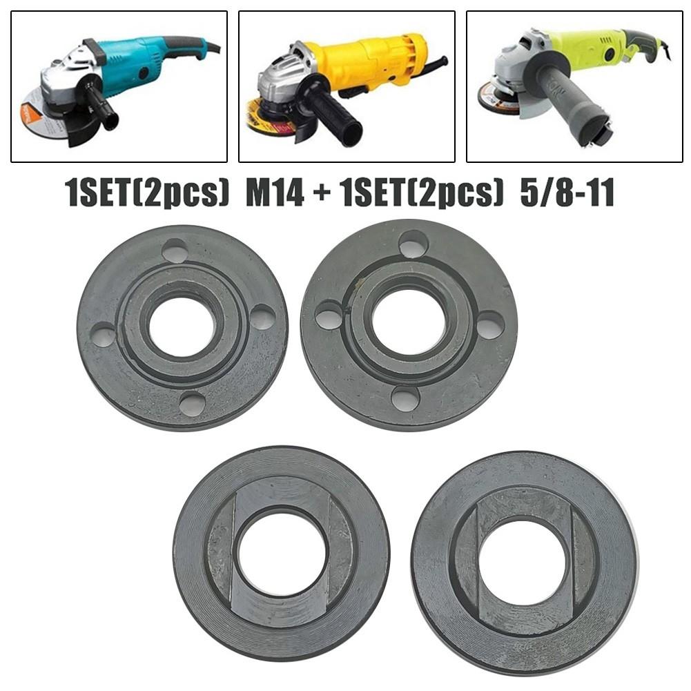 2pcs/kit M14+2pcs/kit 5/8-11 Flange Nut 2x/kit M14+2x/kit 5/8-11