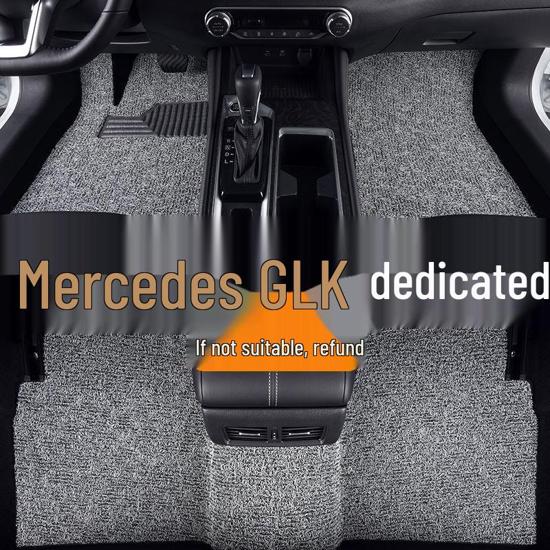 BYD Yuan UP Car Mats: Silk Loop Driver's Seat & Rear Floor Mats, Upper Carpet, Thickened Single Piece