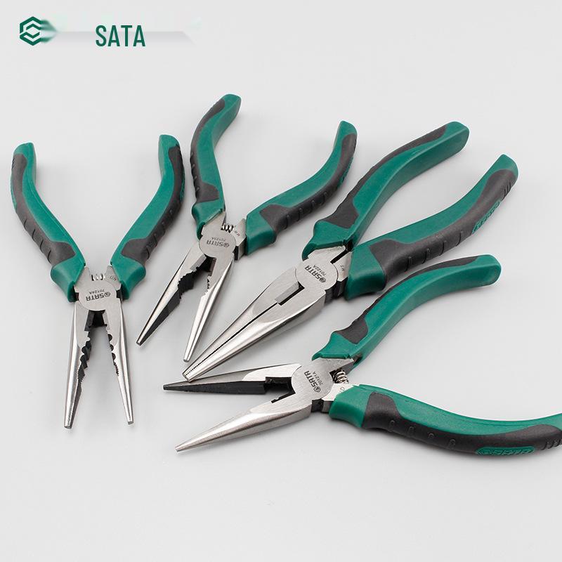 SATA Japanese Long Nose Pliers Set - 6" & 8" (70121A, 70122A, 70123A, 70124A)