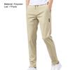 Men Pants Elastic Waist Trendy Polyester Casual Drawstring Men Trouser for Street Wear