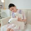 Cute Polar Bear Plush Toy - Lying Down White Bear Comfort Doll for Kids
