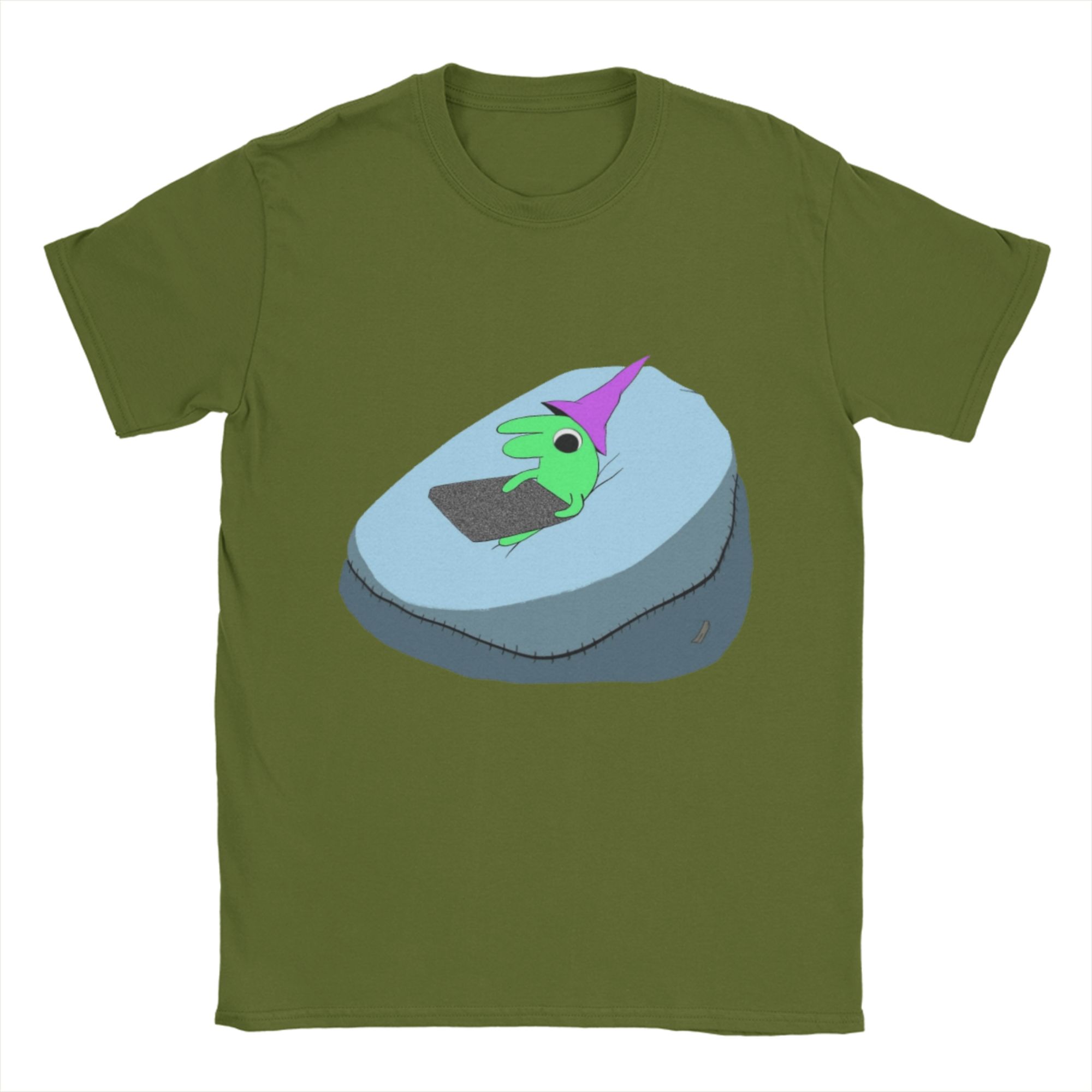 Smiling Friends Men s T Shirt Vintage Tees Short Sleeve Round Neck T-Shirts Cotton 4XL 5XL 6XL Tops 4XL