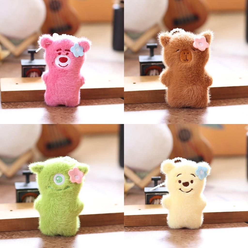 Plush Capybara Keychain With Soft Short Pile For Kids And Teens