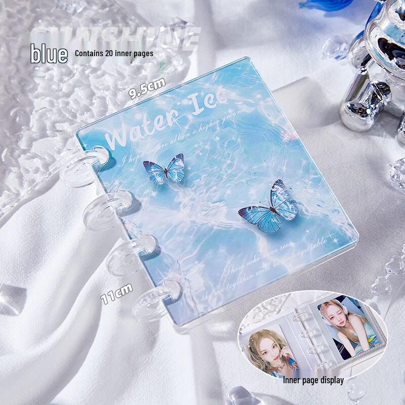 Акриловый держатель для карт Fumede Water Ripple, 3 дюйма