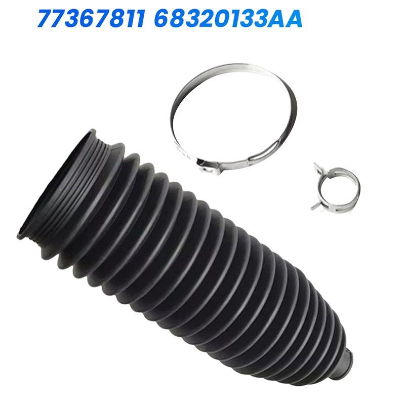 ABHX-Car Steering Gear Dust Cover 77367811 68320133AA For Jeep Compass Renegade 2015-2019 Steering Rack Boot