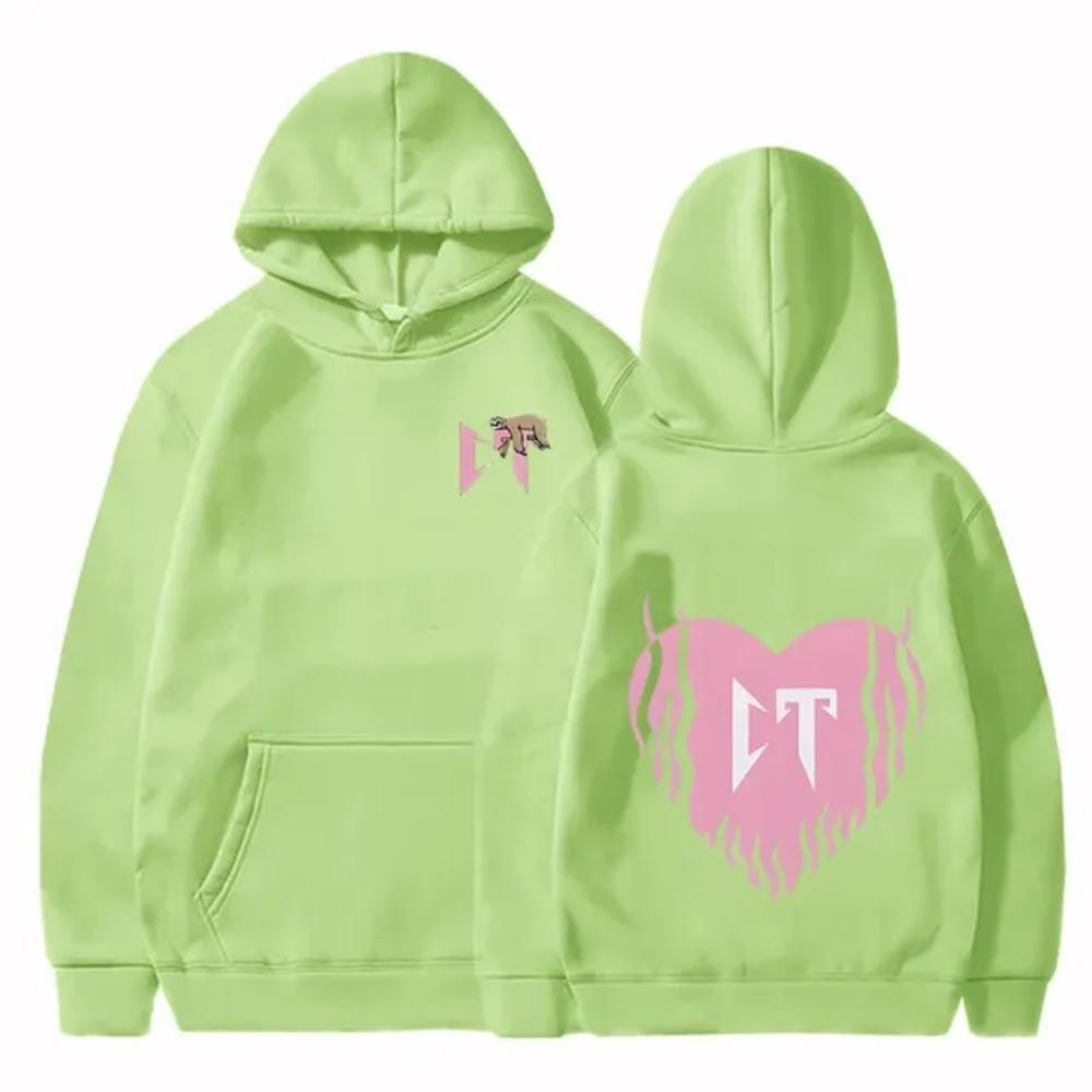 

Natanael Cano Singer Hooded Sweatshirt for Men and Women Loose Casual Large Size Clothing Hip Hop Style Pink Lazy Print CT Y2K XXXL